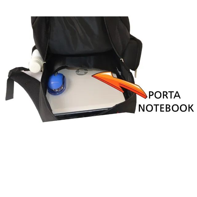 "Mochila Colégio Militar Preta: Praticidade e Estilo para Crianças e Adolescentes" - Foto 5