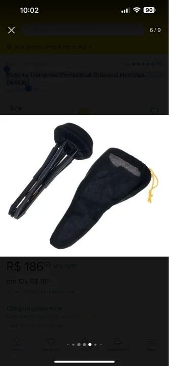 Suporte Tromprete Profissional Dobravel Hércules Ds410b  - Foto 3