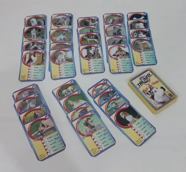 Jogo de cartas "SUPER TRUNFO"  GROW. CÃES DE RAÇA  Código 01404   - Foto 3