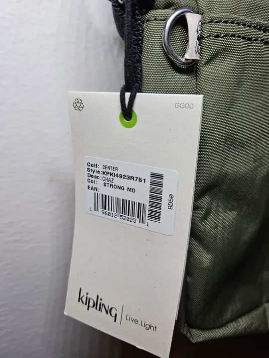 Bolsa Crossbody Kipling LITE Original Verde Militar - Foto 5