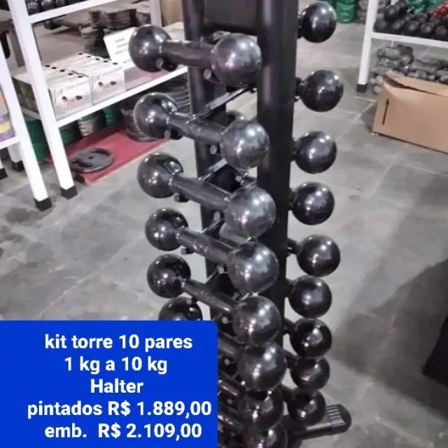 Halteres musculação  - Foto 5