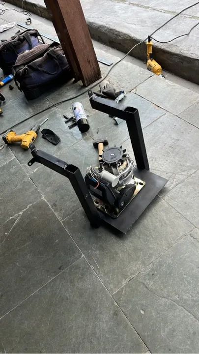 Motor para portão e câmeras