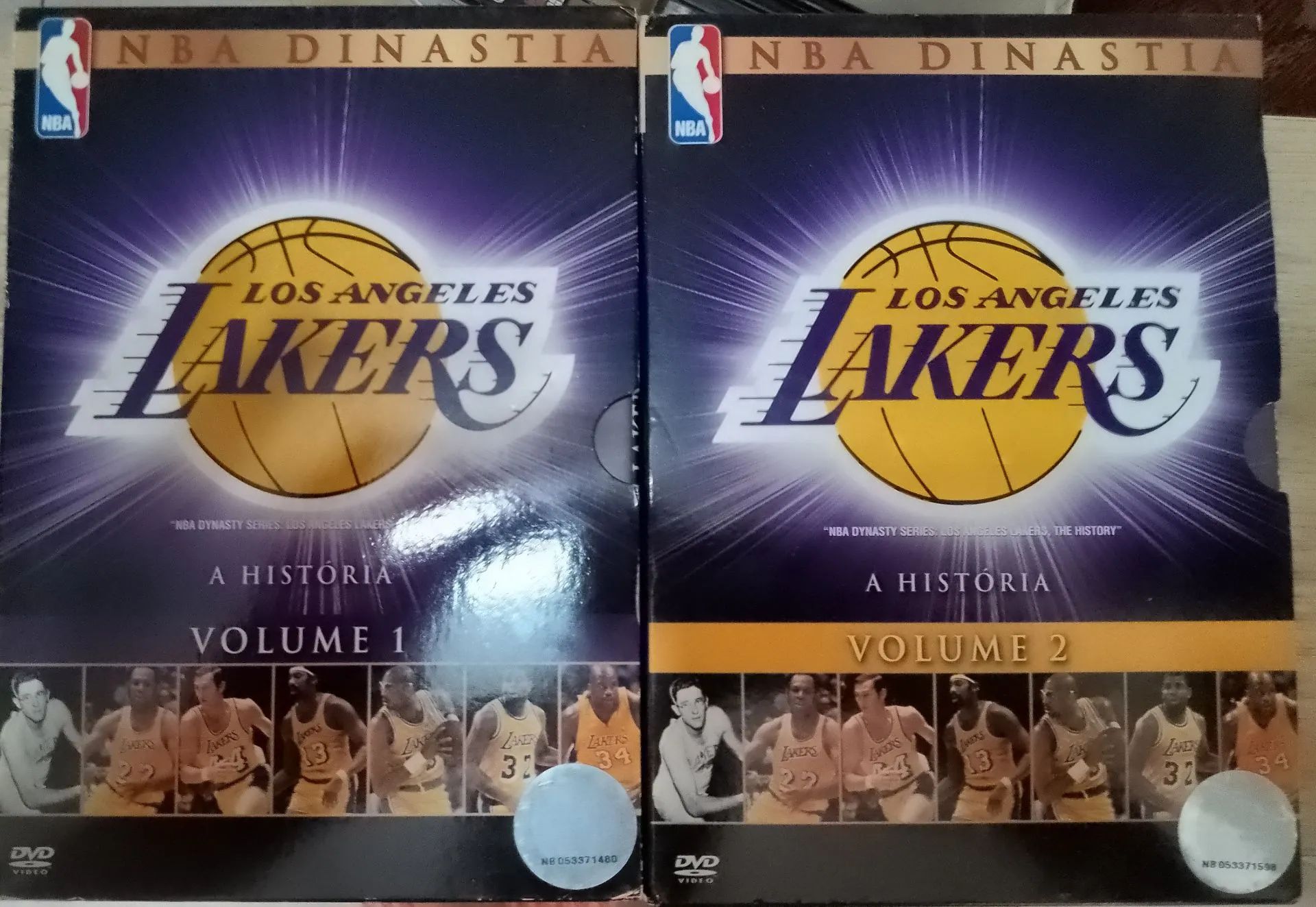 DVD NBA Dinastia Los Angeles Lakers - Volume 1 e 2