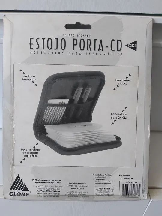 Estojo Porta-CD Clone CD024 - 24 CDs - Foto 4