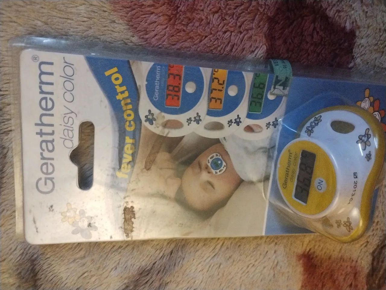 Chupeta Termômetro Geratherm Daisy Color Fever Control - Foto 2