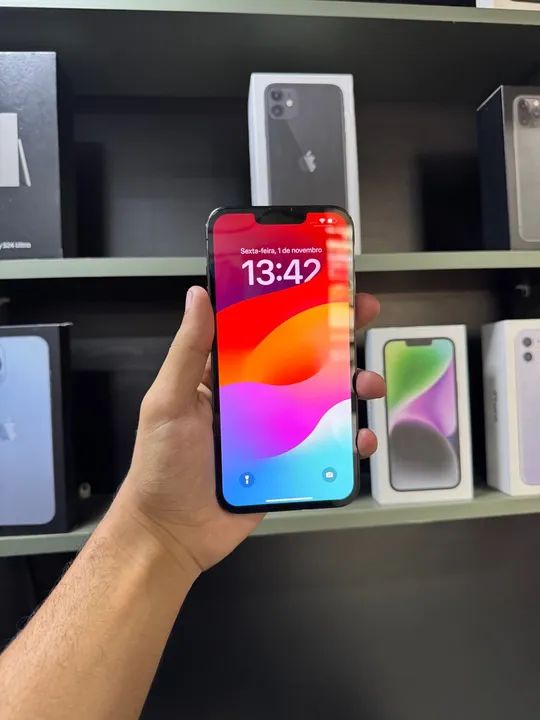 iPhone 13 Pro Max 512 gb Grafite - Sem Face ID  - Foto 2