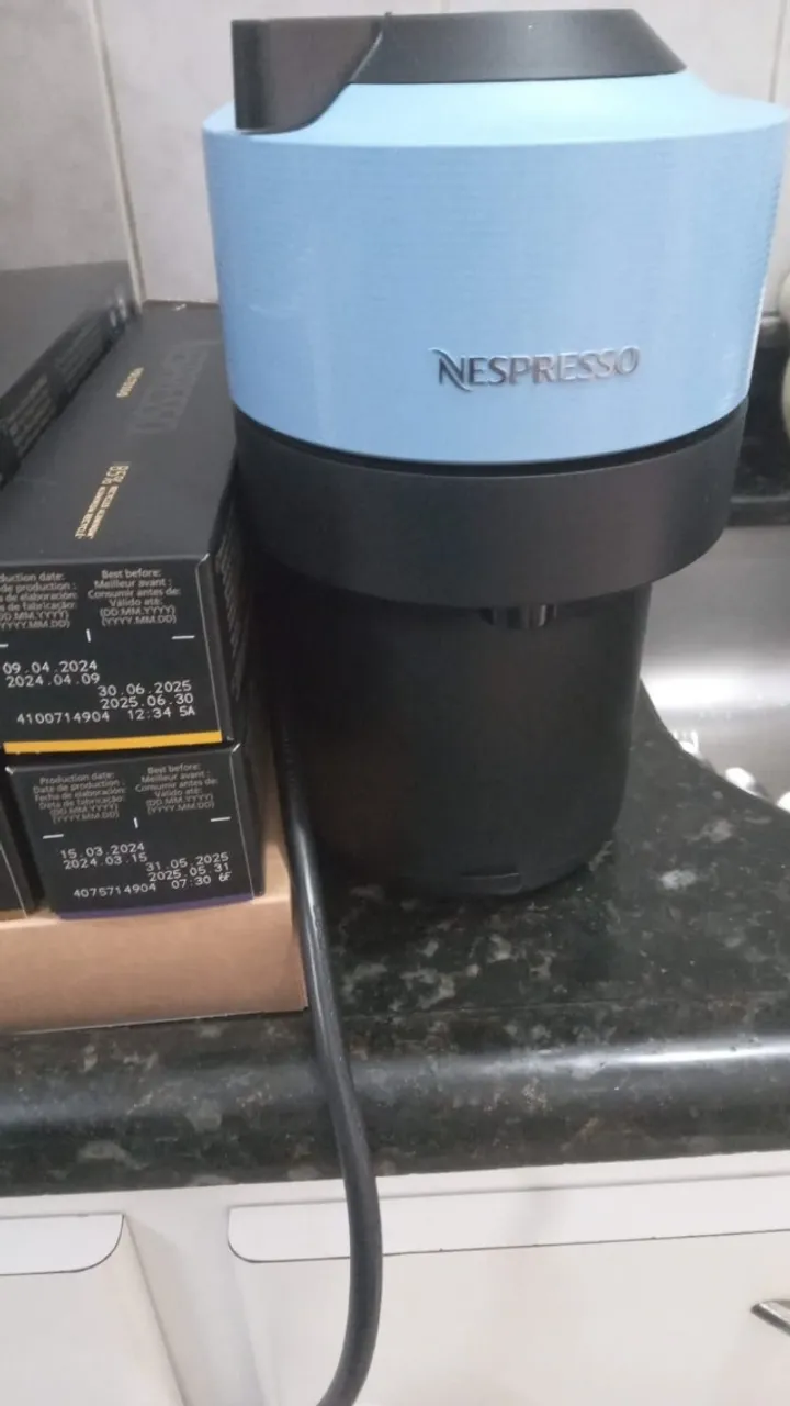 Cafeteira Nespresso Vertuo Pop Azul Pacífico NOVA 127V