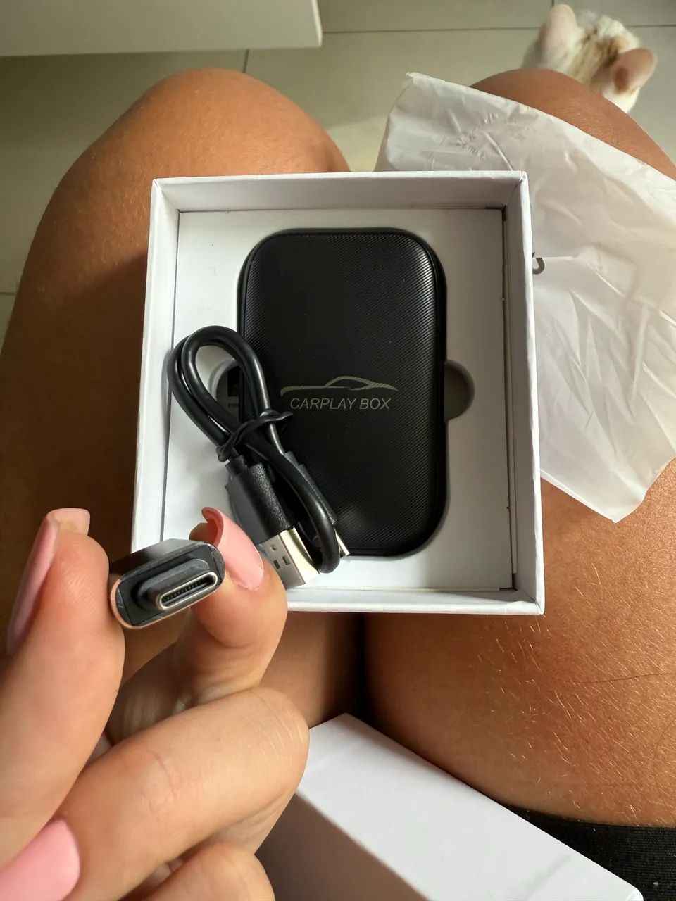 Carplay sem fio adaptador box 64396507860993123