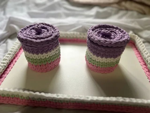 KIT Higiene Bebê em chochê - Foto 3