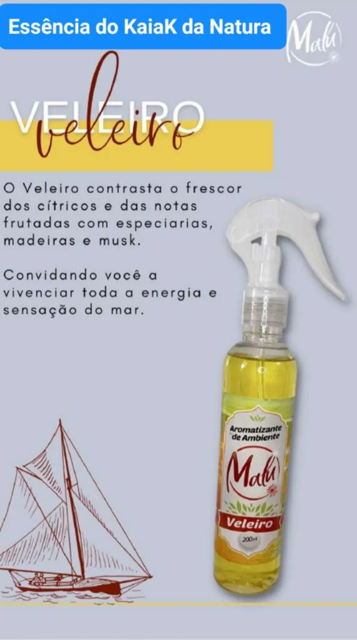 Aromatizante de Ambiente Veleiro Mali 200ml