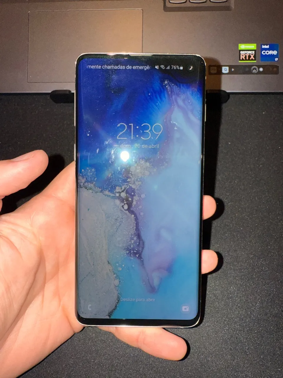 Samsung Galaxy S10 usado c/ nota fiscal