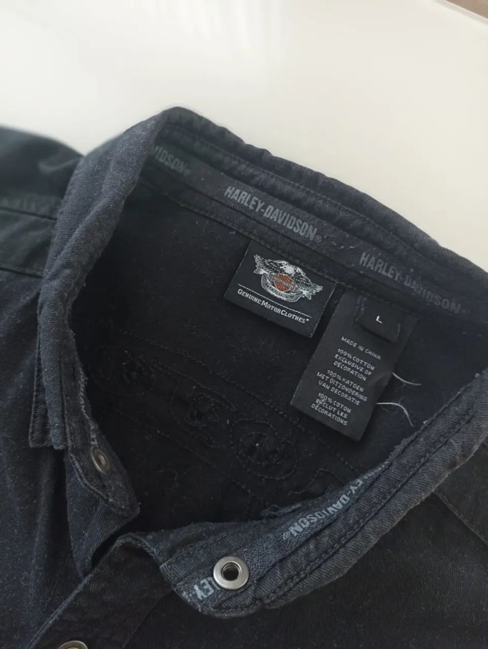Camisa Harley Davidson XL Sem manga . - Foto 4