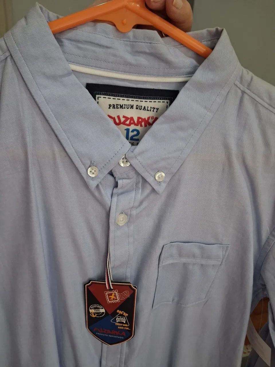Lindíssima Camisa Infanto Juvenil  - Menino - Tamanho 12 NOVA COM ETIQUETA!!! - Foto 2
