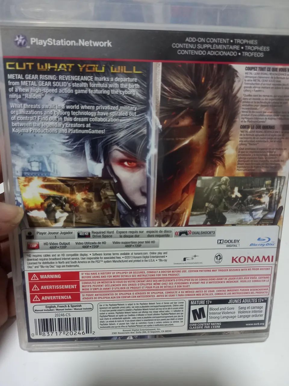 JOGO PS3 METALGEARRISING - Foto 2
