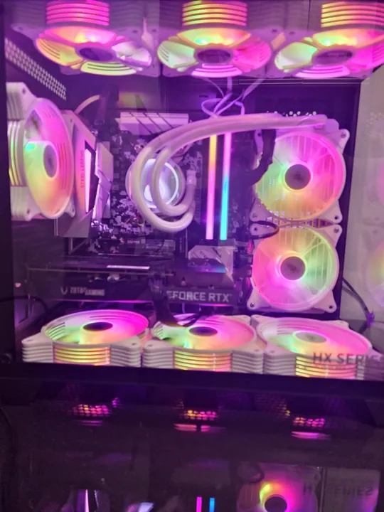 Kit 9 Fans ventoinhas aigo pro com controladora