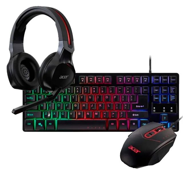 Kit Gamer Acer Mouse + Headset Microfone + Teclado Nitro - Foto 5