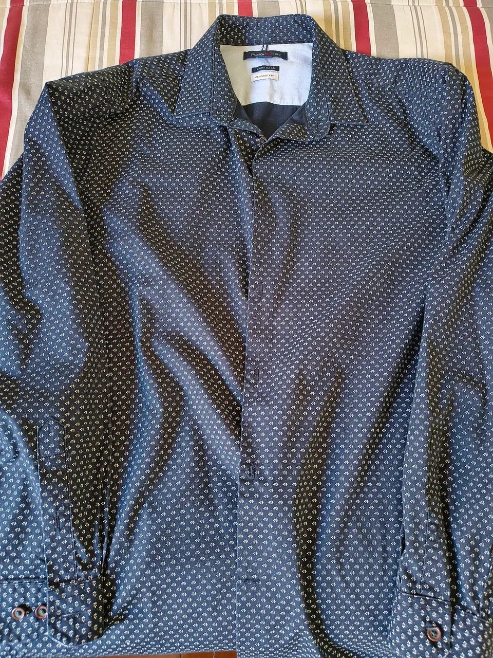 Camisa Social Azul Marinho