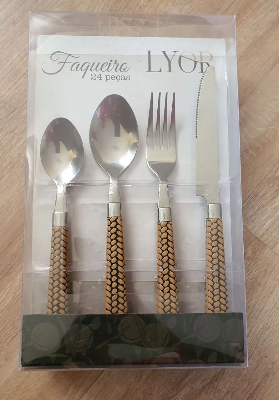 Faqueiro 24pcs Lyor
