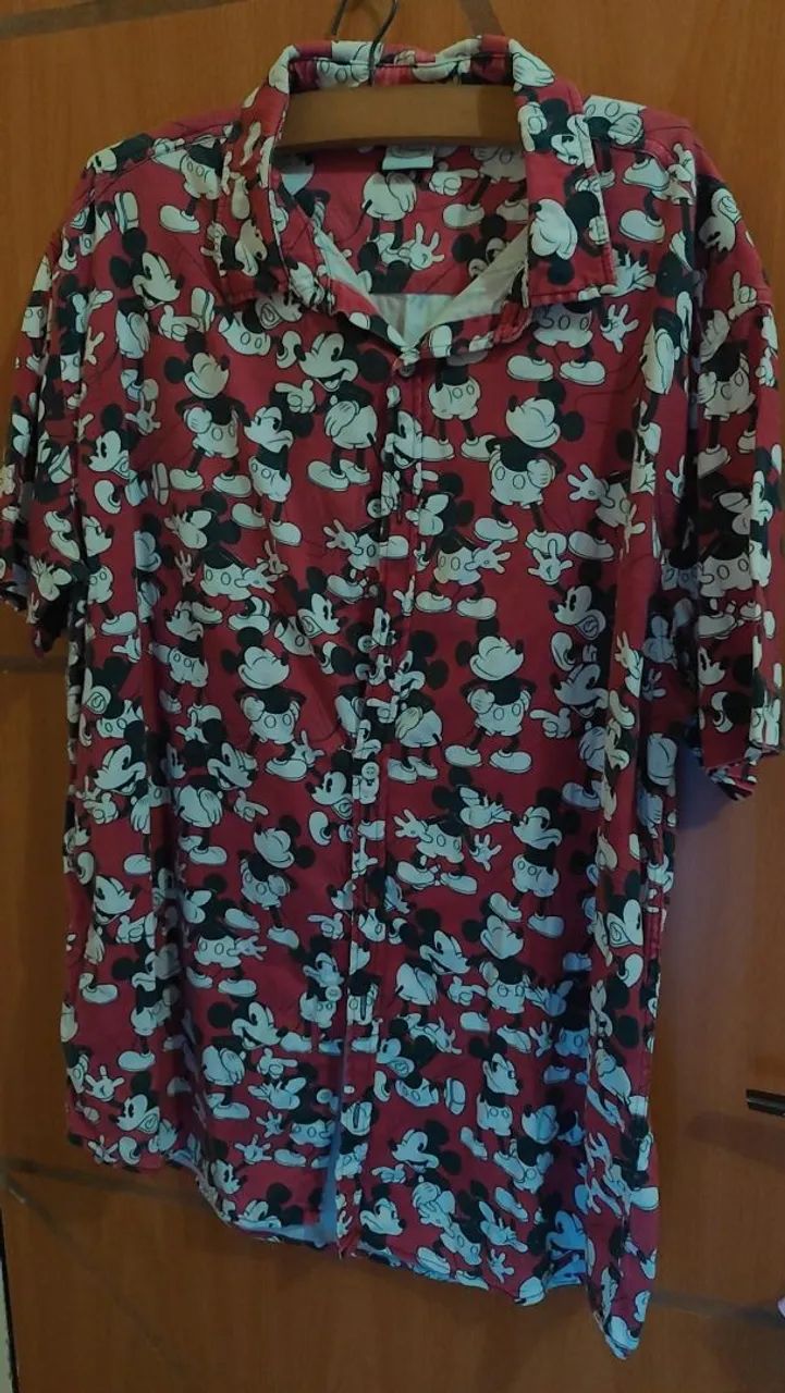 Camisa Mickey Mouse Vermelha