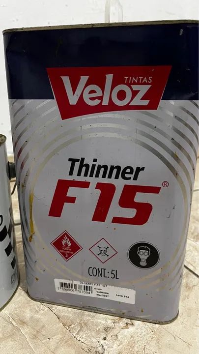 Kit Tinta Veloz - Esmalte Sintético + Thinner F15 - Foto 2