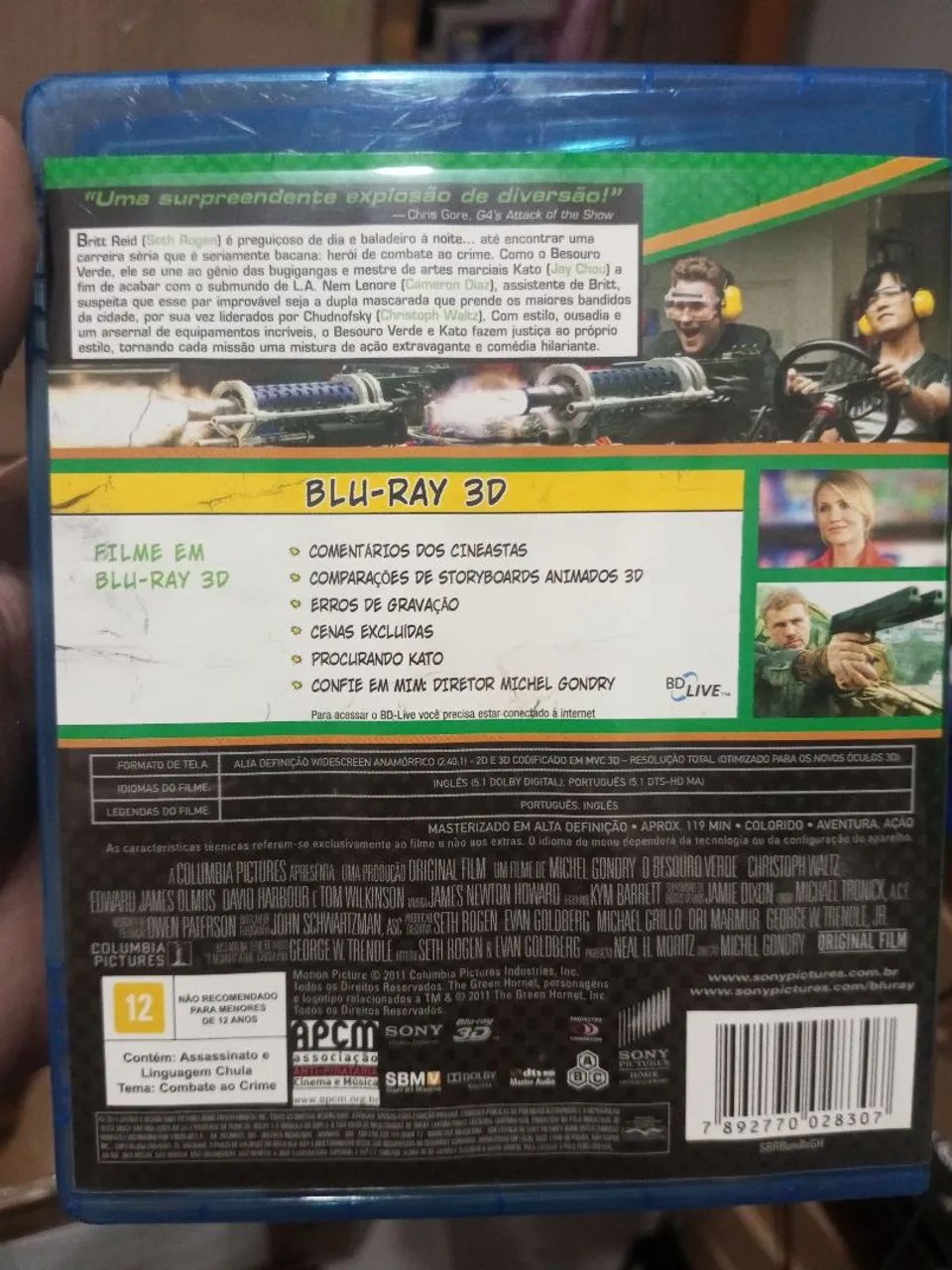 Besouro verde Blu Ray 3D - Foto 3