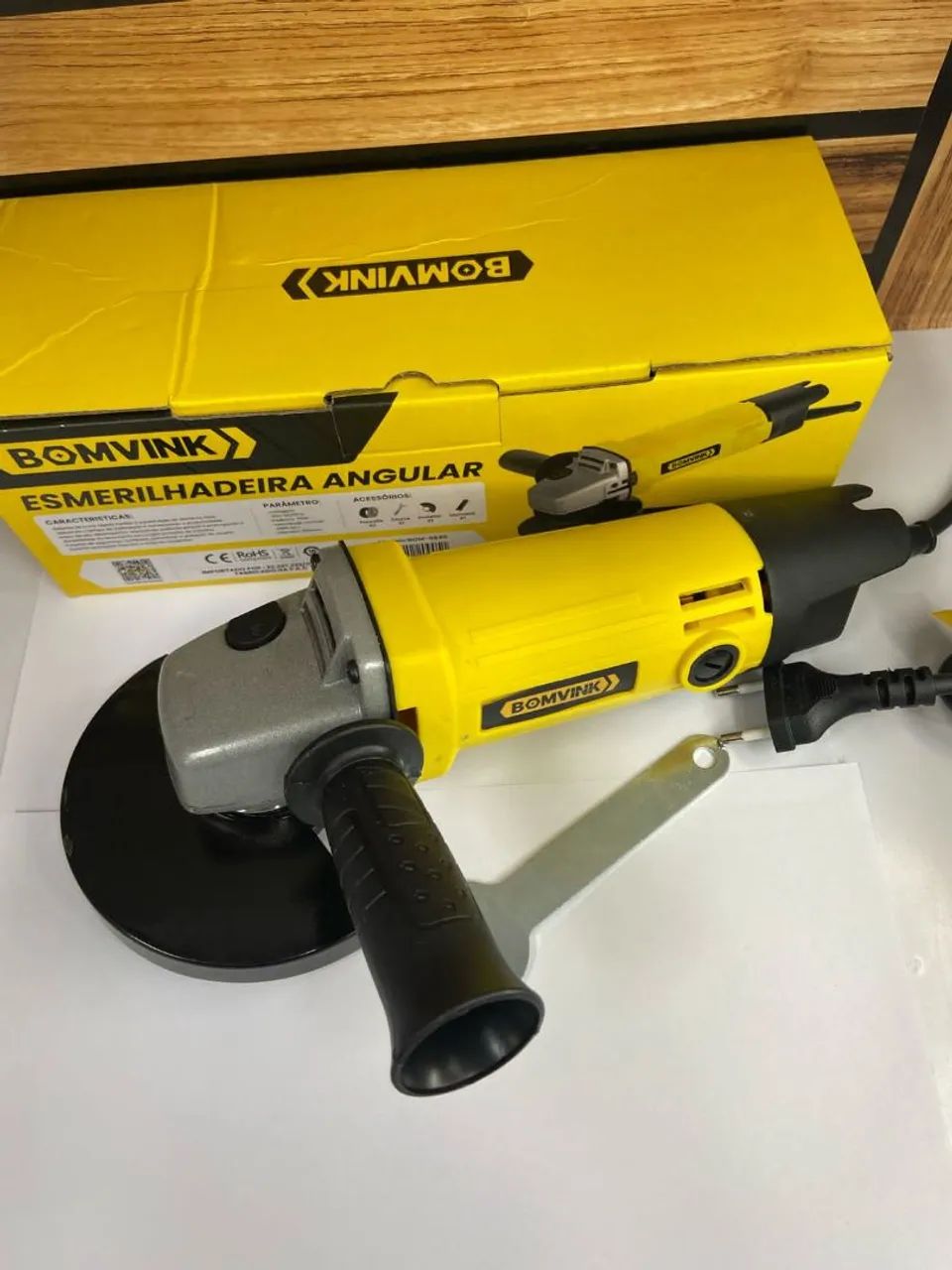 Esmerilhadora Angular 4.5 Pol - Bomvink - Foto 4
