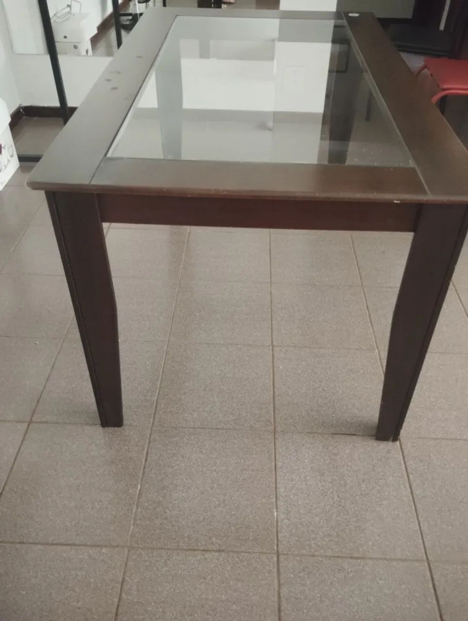 Mesa de Jantar com Tampo de Vidro - Foto 4