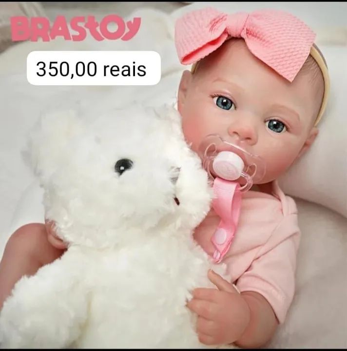 Bebê reborn recém nascido - Menina  - Foto 2