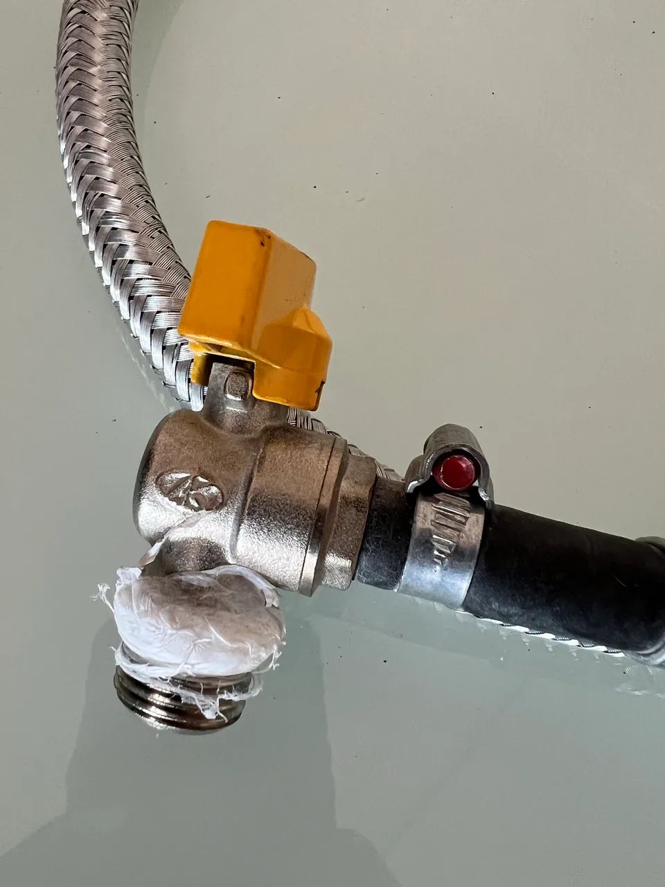 Kit de Instalação de Gás Mangueira + Registro Gás Encanado Tamanho: 120cm - Foto 3