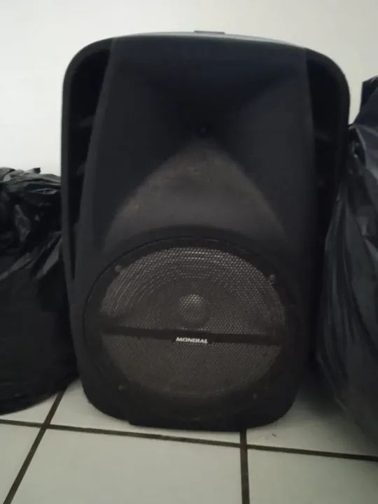   Caixa De Som Amplificada Mondial Cm-500 Bluetooth 500W