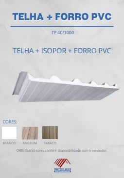 TELHAS ISOTÉRMICAS, TELHAS SANDUICHE, PAINÉIS ISOTÉRMICOS, CUMEEIRAS E ACABAMENTOS - Foto 3