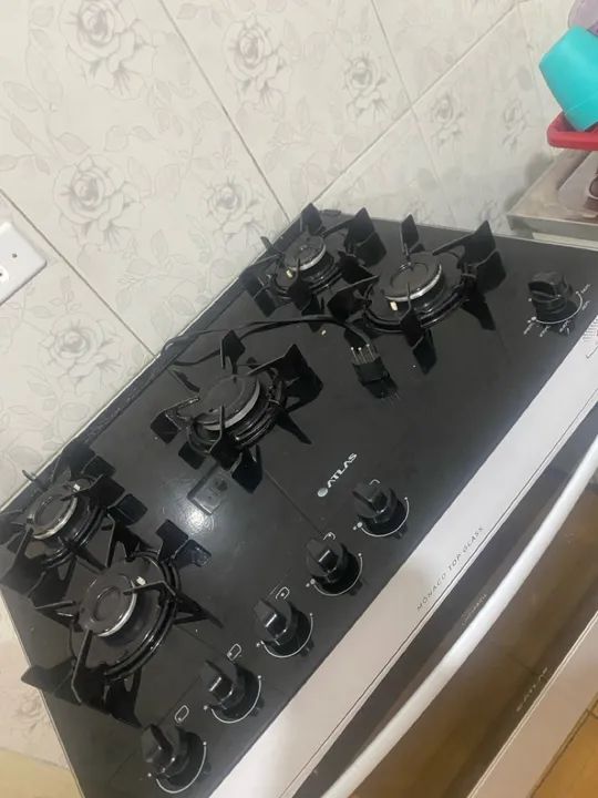 Fogão 5 bocas Atlas - Branco - Foto 3