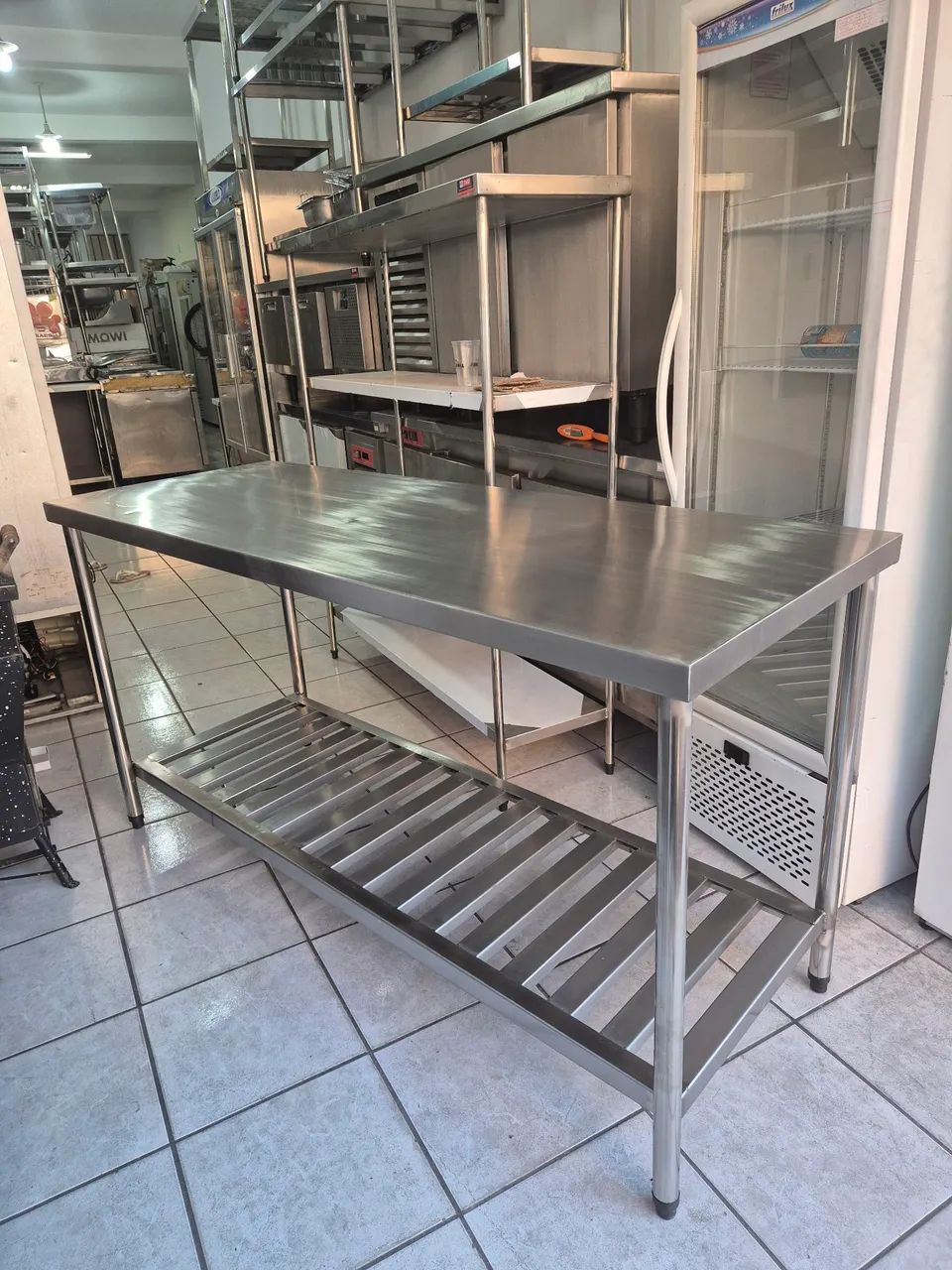 Mesa de Aço Inox 304 para Cozinha Industrial - Foto 4
