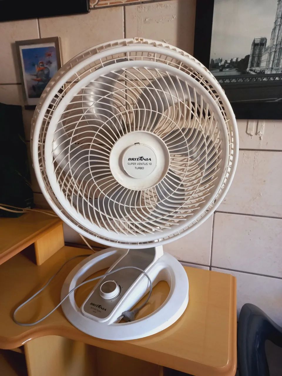 Ventilador de Mesa Britânia Super 150,00. WhatsApp * Ventus 10 Turbo - Foto 2