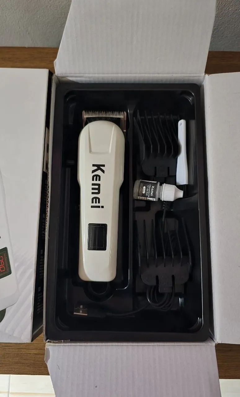 Máquina Kemei KM 809A - NOVA - Foto 3