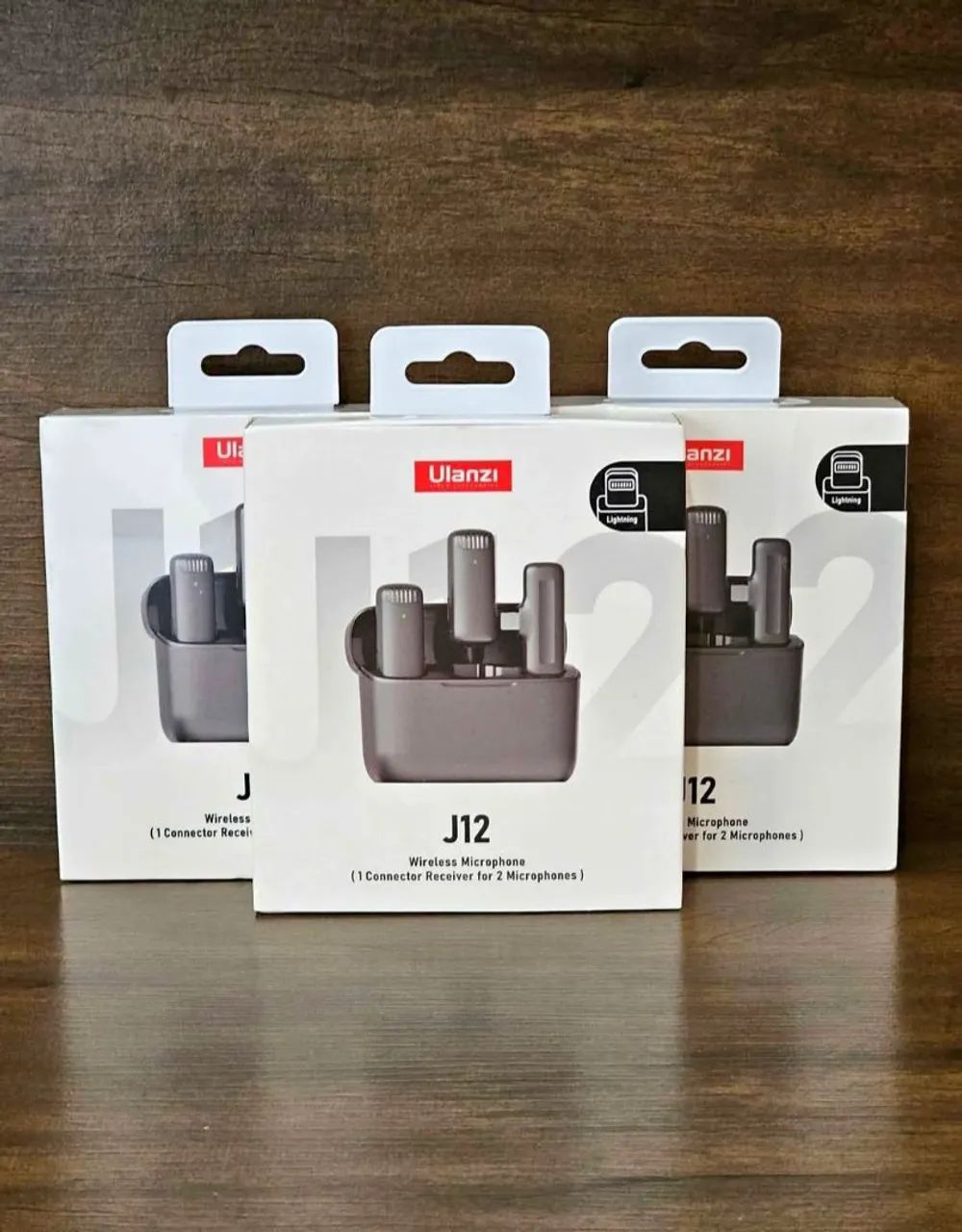 Microfone Sem Fio Ulanzi J12 - 2 Microfones