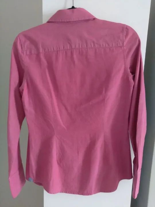 camisa tommy hilfiger rosa - tam m - Foto 2