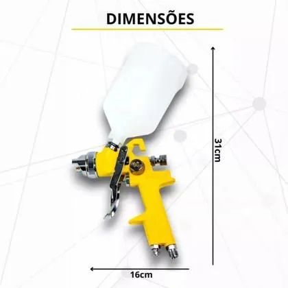 Pistola de Pintura Elétrica Pulverizadora - Foto 3