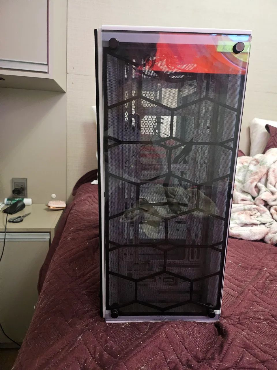 Gabinete Gamer Redragon Wheeljack Branco Vidro S/fan Gc-606w - Foto 2