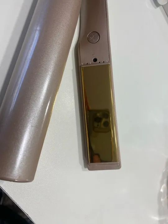Prancha de cabelo rose gold - Foto 2