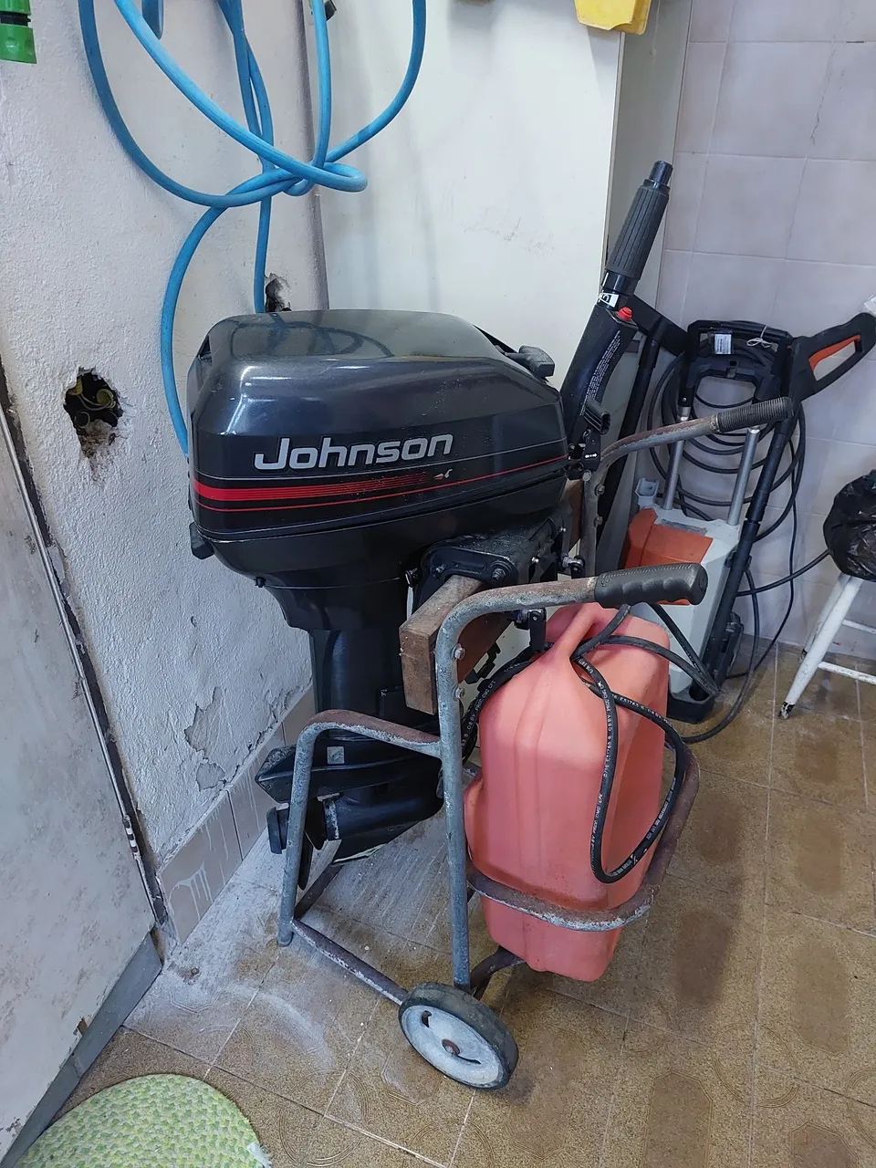 Motor Johnson 15 hp zero