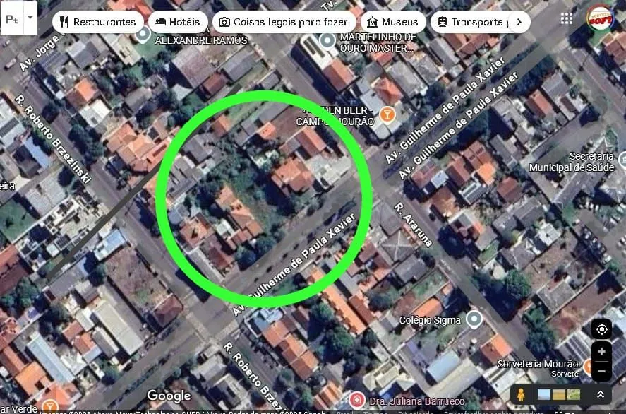 Vendo terreno 1000 metros área central avenida Guilherme de Paula Xavier 