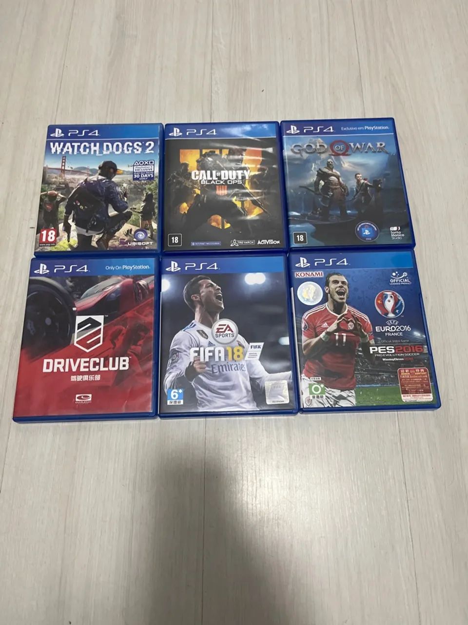 6 Jogos de PS4