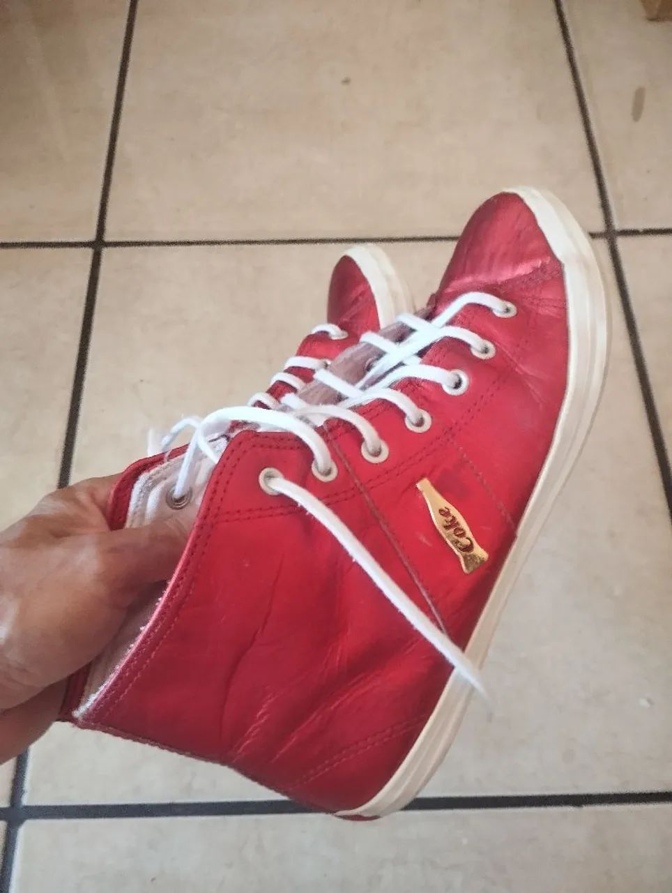 Tênis Coca-Cola Vermelho número 37 - Foto 2