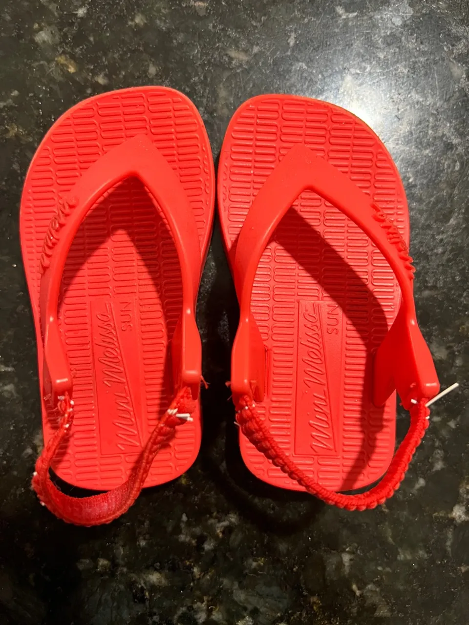 Sandália Mini Melissa Sun Vermelha Infantil
