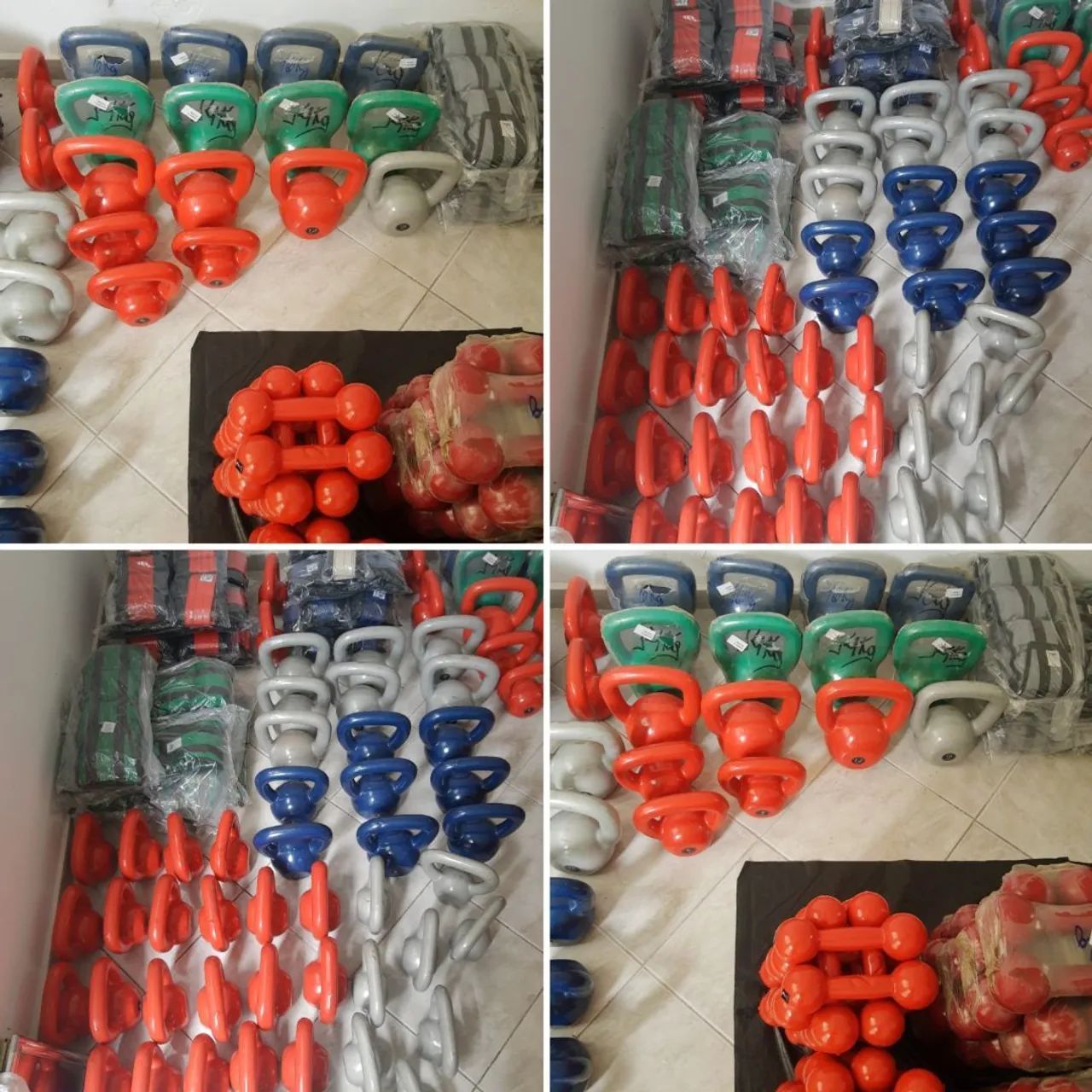 Kettlebells, Halteres e Anilhas- Diversos Pesos
