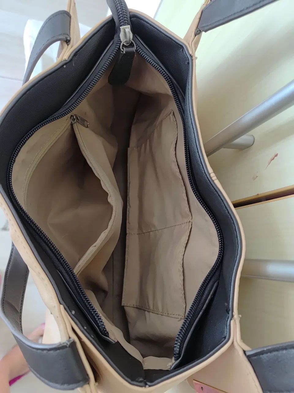 Bolsa  bege - Foto 3