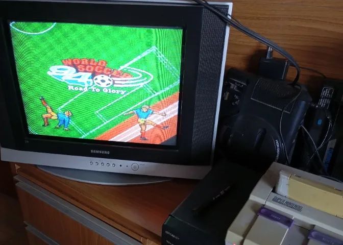 Cartucho Super Nintendo World Soccer 94 Road To Glory Paralelo Chipado  - Foto 4