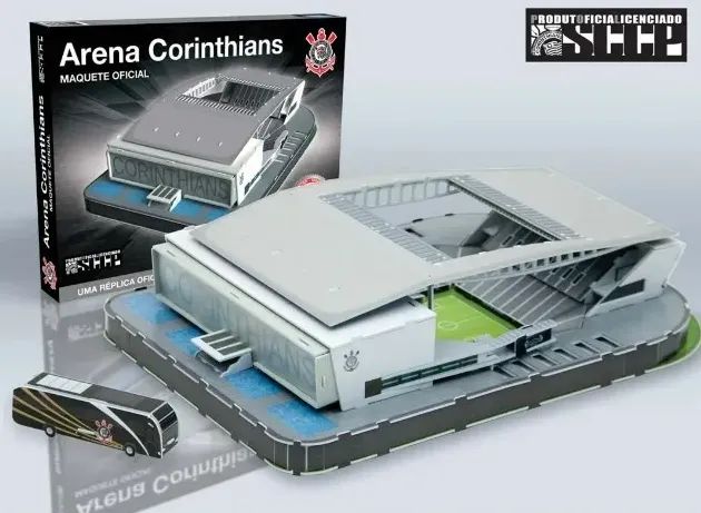 Maquete Estádio 3D Oficial Arena Corinthians