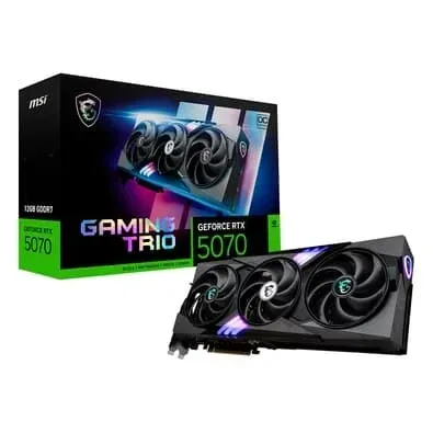 Placa de Vídeo RTX 5070 12gb MSI Gaming OC Trio RGB - Nova